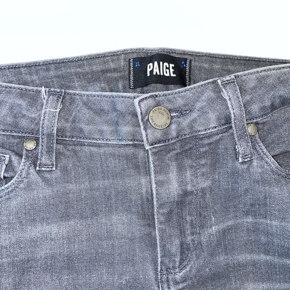 Gray PAIGE Verdugo Ultra Skinny Jeans - Picture 5 of 11